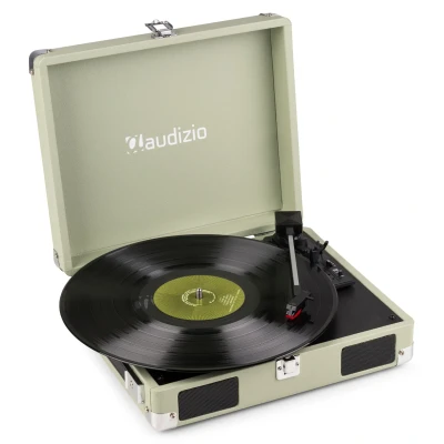Afbeelding van Audizio RP111G Platenspeler met boxen retro LP speler