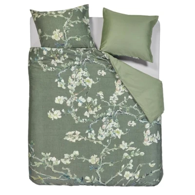 Afbeelding van Beddinghouse Dekbedovertrek Van Gogh Blossoming Groen