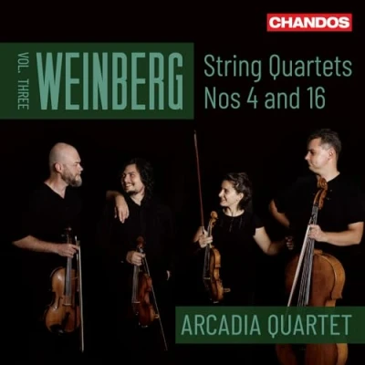 Afbeelding van Arcadia Quartet Weinberg: String Quartets Vol. 3 (CD)