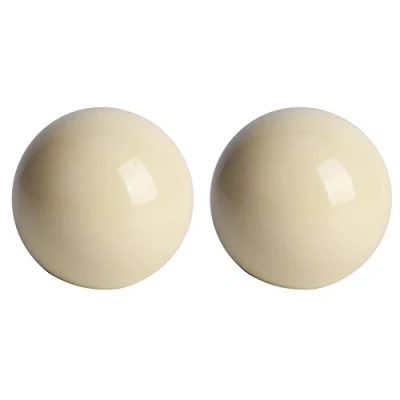 Afbeelding van Biljartballen, 2 Stuks 5.72cm, Biljart &amp; Pool Biljartballen Witte Hars Snookerballen Pooltafel Biljartkeu Ball