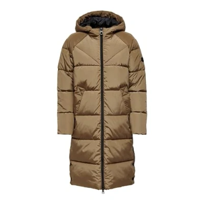 Afbeelding van ONLY Winterjas, Dames, Maat: Small, Toasted coconut