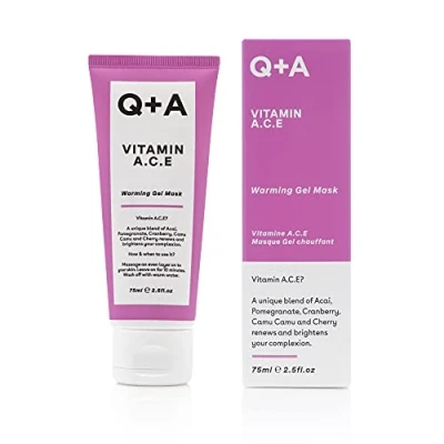 Afbeelding van Q + A Gezichtsmasker Vitamin A.C.E Warming Gel Mask Gezichtsmaskers Verzorging Peel Off Masker Skincare