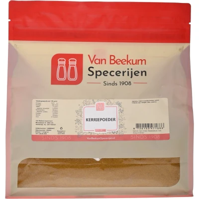 Afbeelding van Van Beekum Specerijen Kerriepoeder 1 kilo (hersluitbare stazak)