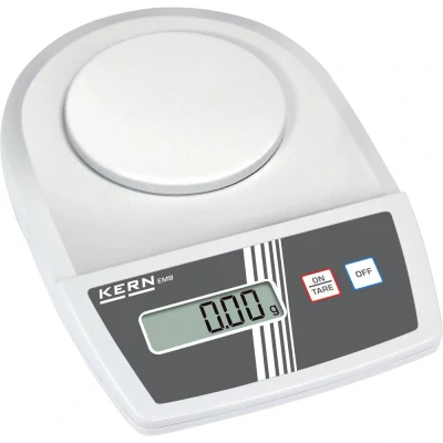 Afbeelding van Kern EMB 600 2 Brievenweegschaal Weegbereik (max.) 0.6 kg Resolutie 0.01 g werkt op batterijen, het lichtnet (optioneel) Wit