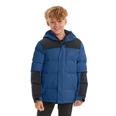 Afbeelding van killtec Boy&#039;s Gewatteerd jack/outdoorjack met capuchon KOW 31 BYS QLTD JCKT, royal blue, 176, 37217 000
