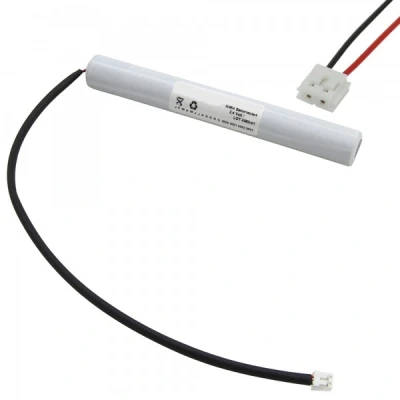 Afbeelding van Noodverlichting batterij voor Elubat 137887, 2,4 volt met kabel en stekker