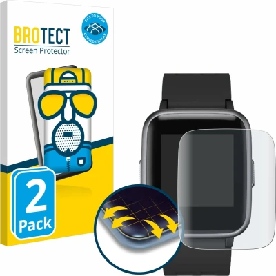Afbeelding van BROTECT Screenprotector voor Willful Fitness Tracker 1.3&quot; Folie Beschermfolie matte volledig dekking (2 Stuks)