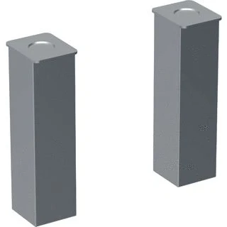 Afbeelding van Geberit renova compact potenset voor wastafelonderbouwkast per 2 stuks chroom 500550000