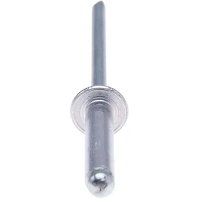 Afbeelding van 4mm x 18mm Legering Blindklinknagels, Pak van 50 Klinknagels voor Metaal, Blinde Klinknagel, Koepelkop Aluminium Behuizing en Stalen Doorn Popnagels Carrosserie Duwklinknagels