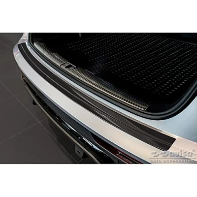 Afbeelding van Avisa Zwart RVS Achterbumperprotector voor Audi Q5 Sportback 2020 incl. S Line