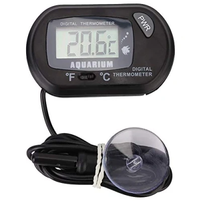 Afbeelding van Aquariumthermometer Digitale LCD aquariumwaterthermometer Reptielterrariumtemperatuurweergave voor voertuigreptielterrarium, 50 ℃ ∽ 70