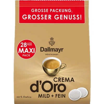 Afbeelding van Dallmayr Crema d&#039;Oro 10x 28 pads