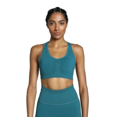 Afbeelding van Puma 4KEEPS Shapeluxe Seamless BRA Sportbh met medium support, Dames, Maat: Small, Cold green