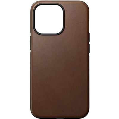 Afbeelding van Nomad Modern Leather case iPhone 14 Plus bruin NM01280385