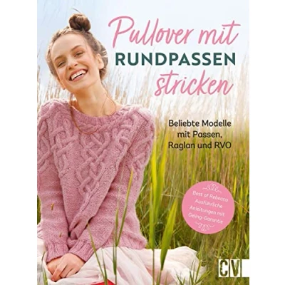 Afbeelding van Pullover mit Rundpassen stricken: Beliebte Modelle Passe, Raglan und RVO