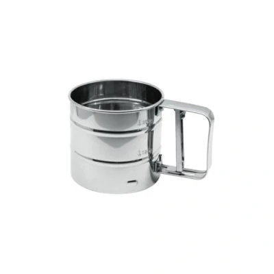Afbeelding van FMprofessional eenhandszeef, roestvrij staal, zilver, 15,2 x 10 9,5 cm