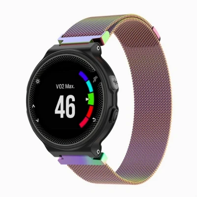 Afbeelding van Garmin Forerunner 220 / 230 235 620 630 735 (XT) Milanese bandje Large Multicolor