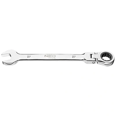Afbeelding van neo steek ratelsleutel 27mm knik 09 056