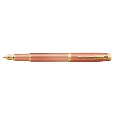 Afbeelding van Parker IM Rituals vulpen Oranje GT Medium punt in Giftbox