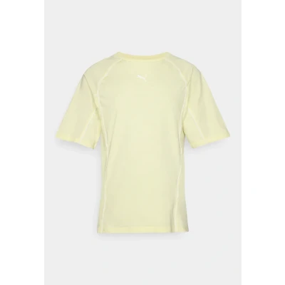 Afbeelding van Puma Sport Relaxed TEE Tshirt print goldcoloured moon, Dames, Maat: XS, Gold/coloured moon