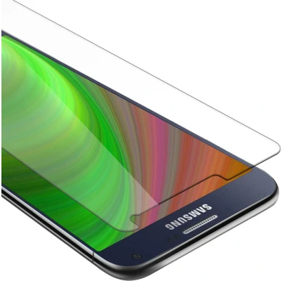 Afbeelding van Cadorabo Screenprotector geschikt voor Samsung Galaxy A7 2015 in KRISTALHELDER Tempered Display Pantser Film
