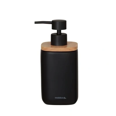 Afbeelding van Zeepdispenser Sealskin Mind Zwart 200 ml