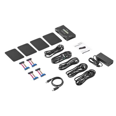 Afbeelding van StarTech.com Harde schijf wisser voor 2.5 of 3.5 in. SATA schijven 4 bay standalone