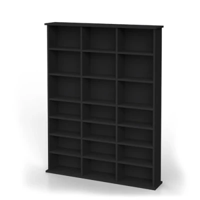 Afbeelding van Vicco CD Rek &quot;Jukebox&quot;, Zwart, 105 x 136 cm