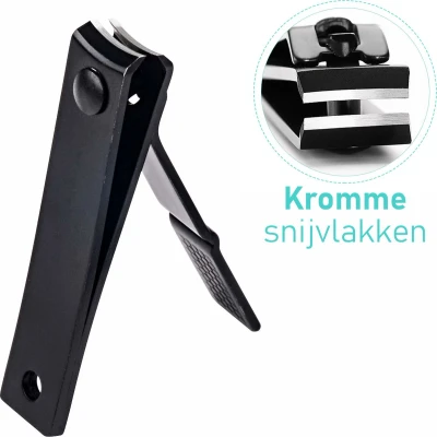 Afbeelding van Nagelknipper set &amp; Nagelvijl Pedicureset Manicure Nagelschaar Nageltang Nagelset Pedicure Voor knippen Vingernagels en Teennagels