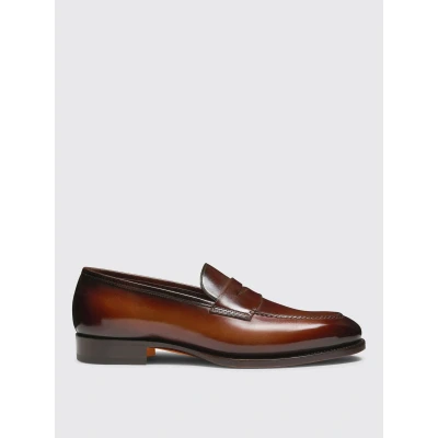 Afbeelding van Classic Slip on Loafers with Refined Detailing Ideal for Various