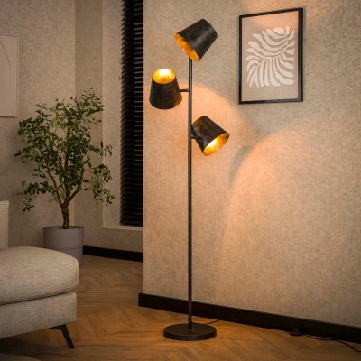 Afbeelding van Fraaai Vloerlamp Kyano 3L Metaal