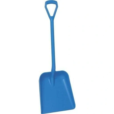 Afbeelding van Vikan Lichtgewicht Schop met D Greep en groot diep Blad 103cm Blauw