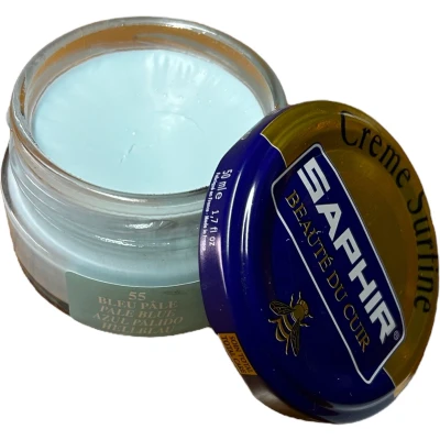 Afbeelding van Saphir Creme Surfine (schoenpoets) 55 Vaal Blauw
