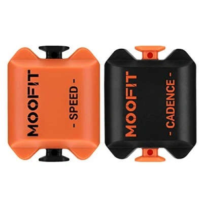 Afbeelding van moofit CS8 Cadans en snelheidssensor, bluetooth ANT+, draadloos, afstandssensor, IP67 waterdicht, technologie met laag energieverbruik, oranje