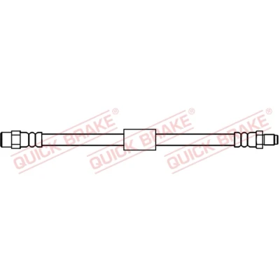 Afbeelding van QUICK BRAKE 32.350 Remslang 318 M10x1