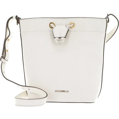 Afbeelding van COCCINELLE Leren Schoudertas Lea Large Shoulderbag Noir Zwart