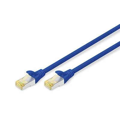 Afbeelding van Digitus DK 1644 A 010/B RJ45 Netwerkkabel, patchkabel CAT 6A S/FTP 1.00 m Blauw Halogeenvrij, Verdraaide paren, Snagless, Vlambestendig 1 stuk(s)