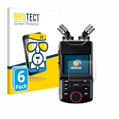Afbeelding van BROTECT Screenprotector voor Tascam Portacapture X6 Folie Beschermfolie Beschermglas transparant (6 Stuks)