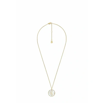 Afbeelding van Fossil ketting JF04840710 Tweelingen sterrenbeeld goudkleurig