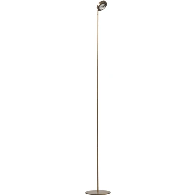 Afbeelding van ETH Jake ROUND Vloerlamp Led met lens 3 step dimming 2700k 9w Anodic Brown 653L
