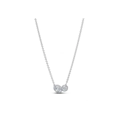 Afbeelding van Pandora 393776C01 45 Embracing Halo ketting