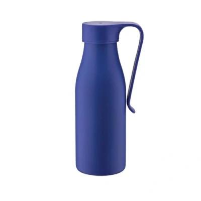 Afbeelding van Alessi Away AST01 DAZ thermosfles, dubbelwandig, met theezeef en filter, roestvrij staal 18/10, gekleurd, 500 ml, blauw