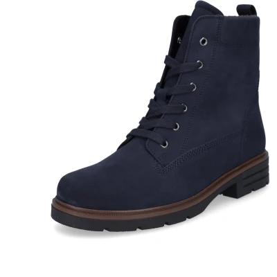 Afbeelding van Gabor dames leren veterboot blauw