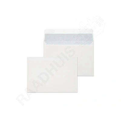Afbeelding van Raadhuis dienstenvelop 114x162mm C6 wit met plakstrip 100 stuks RD 201500