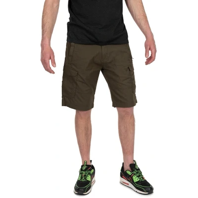 Afbeelding van Fox Collection LW Cargo Shorts Green &amp; Black Visbroek L