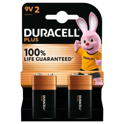 Afbeelding van Duracell Plus 100 % 9V 2x