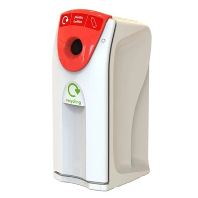 Afbeelding van Envirobin Maxi met flessenopening 140 ltr grijs/rood