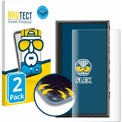 Afbeelding van BROTECT Full Cover Screen Protector voor Sony Walkman NW A306 (2 Stuks) Schermbeschermer, 3D Curved