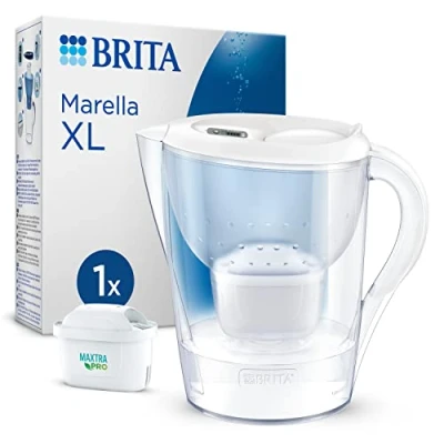 Afbeelding van BRITA Waterfilterkan Marella XL 3,5L Wit incl. 1 MAXTRA PRO Waterfilter (SIOC Duurzaam verpakt)