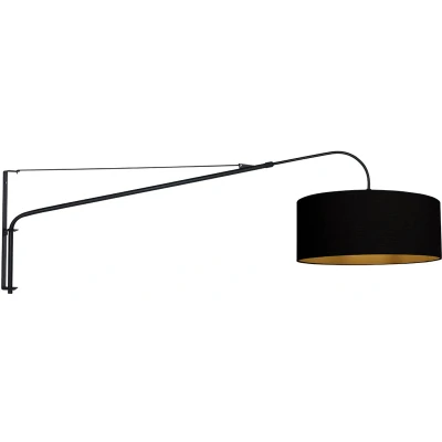 Afbeelding van Steinhauer Wandlamp Elegant Classy zwart 3958ZW